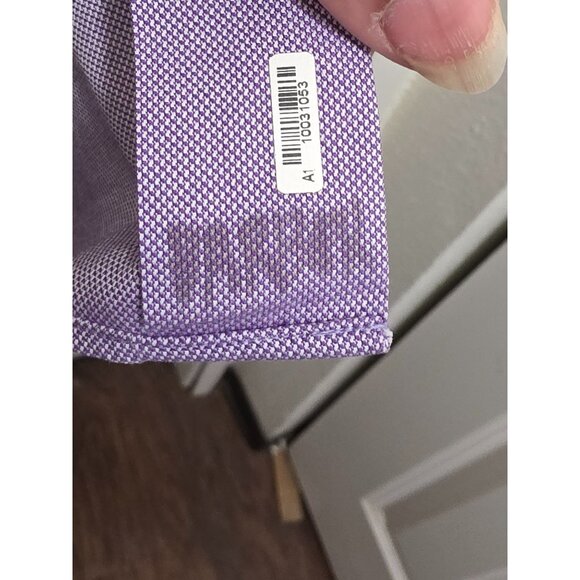 Banana Republic Non Iron SLIM FIT Men's Lavender Long-Sleeve Button-Up Dress Shi - Picture 8 of 8
